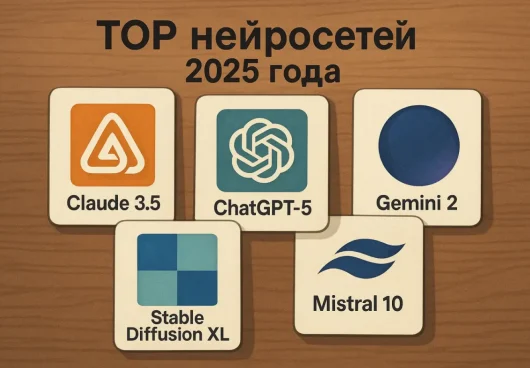 ТОП нейросетей 2025 года: от Claude 3.5 до Stable Diffusion XL